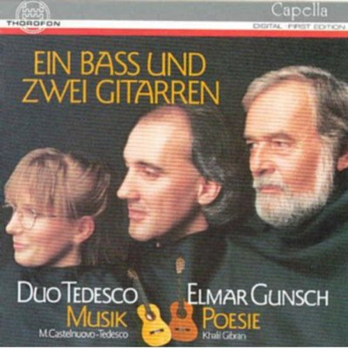 the album cover for Duo Tedesco - Ein Bass U Zwei Guitar
