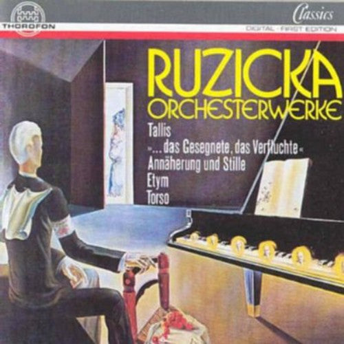 the album cover for Peter Ruzicka - Orchestral Works