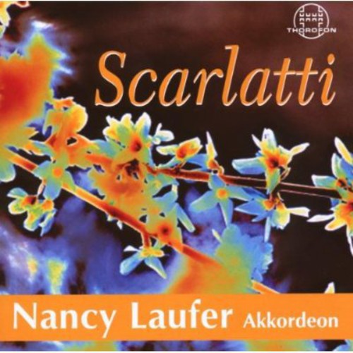 the album cover for Nancy Laufer - Scarlatti