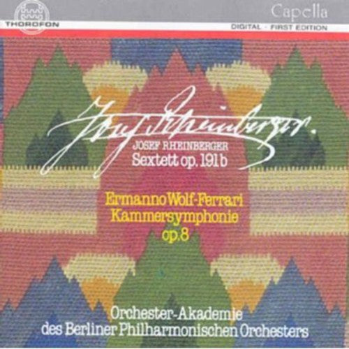 the album cover for Orchester-Akademie des Berliner Philharmonischen Orchesters - Sextet / Sinfonia Da Camera