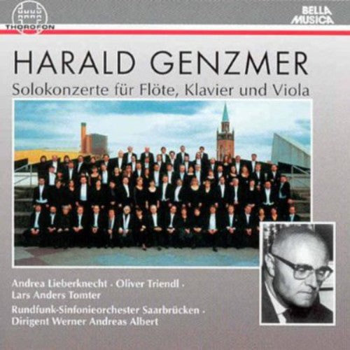 the album cover for Genzmer / Lieberknecht / Triendl / Albert - Solo Concertos