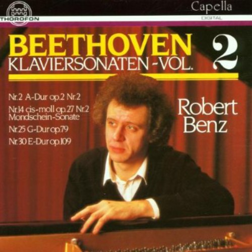 the album cover for Robert Benz - Piano Sonatas 2