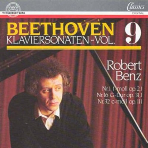 the album cover for Robert Benz - Piano Sontatas 9