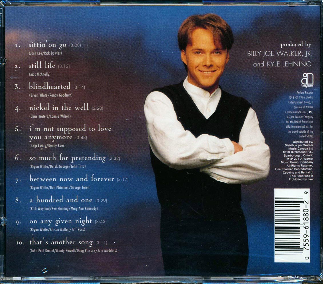 Bryan White - Between Now And Forever Music CD