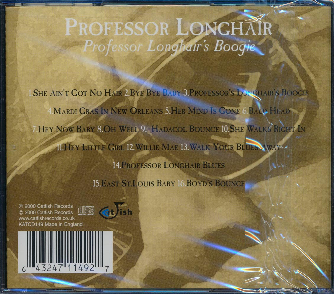 Professor Longhair Professor Longhair's Boogie Music CD