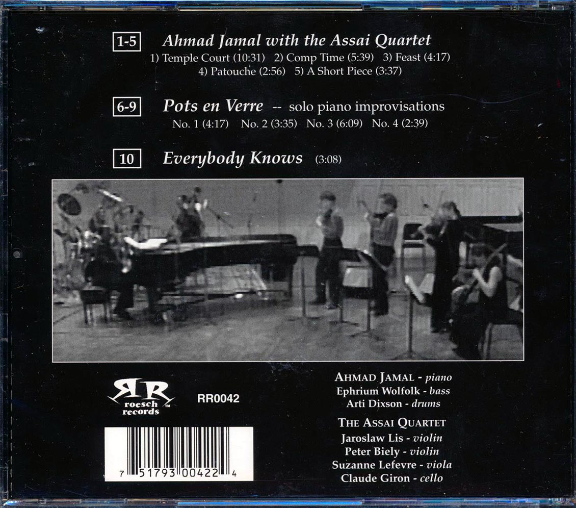 Ahmad Jamal - With Assai Quartet Music CD