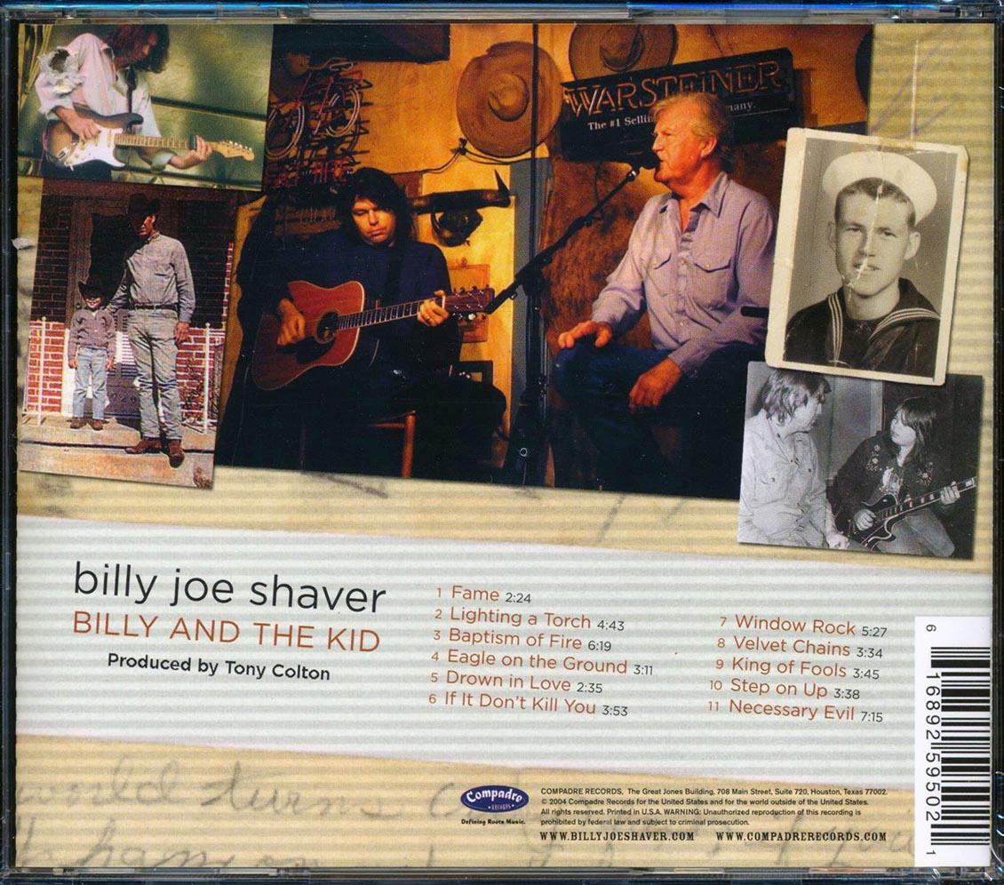 Billy Joe Shaver - Billy And The Kid (incl. large booklet) (marked/ltd stock) Music CD