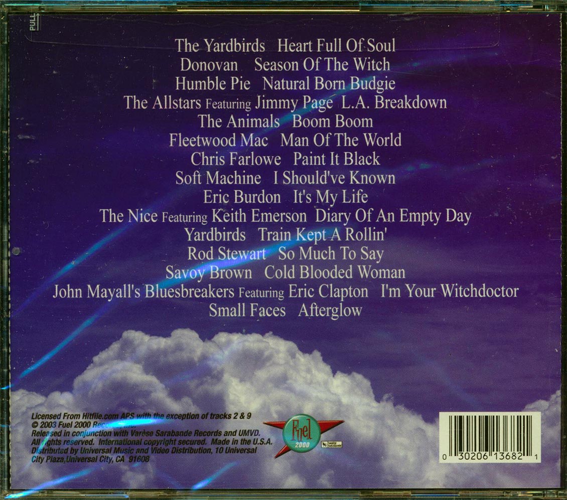 Rod Stewart The Yardbirds Fleetwood Mac Etc British Rock Legends 15 Masters Of British Rock Music CD