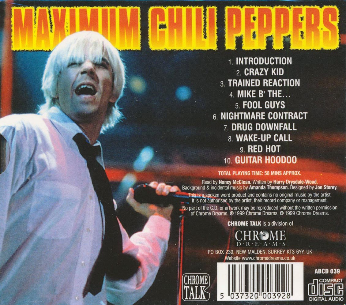 Red Hot Chili Peppers Maximum Chili Peppers Music CD