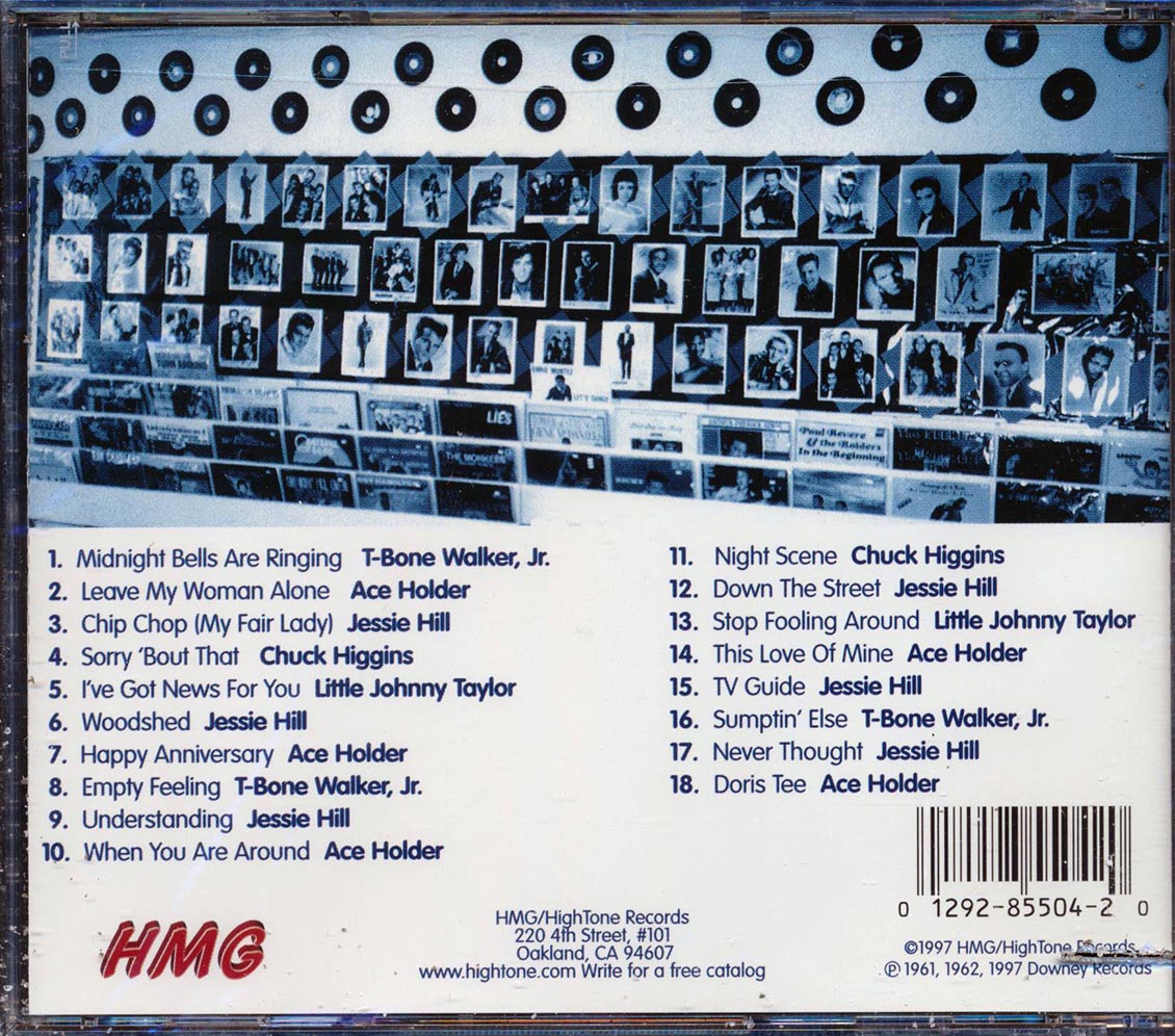 T-Bone Walker, Jessie Hill, Ace Holder, Etc. - Downey Blues (marked/ltd stock) Music CD