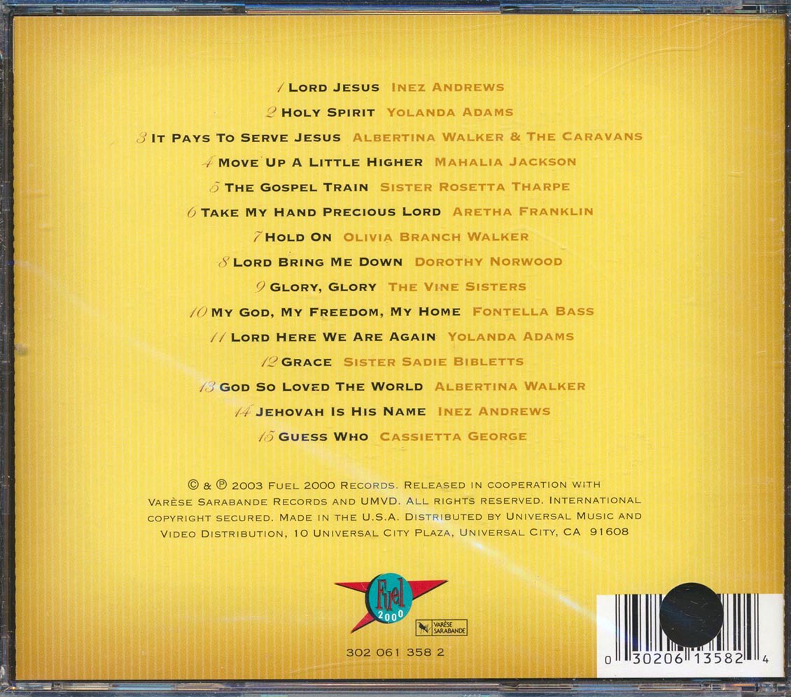 Aretha Franklin Yolanda Adams Dorothy Norwood Etc The Queens Of Gospel marked/ltd stock Music CD