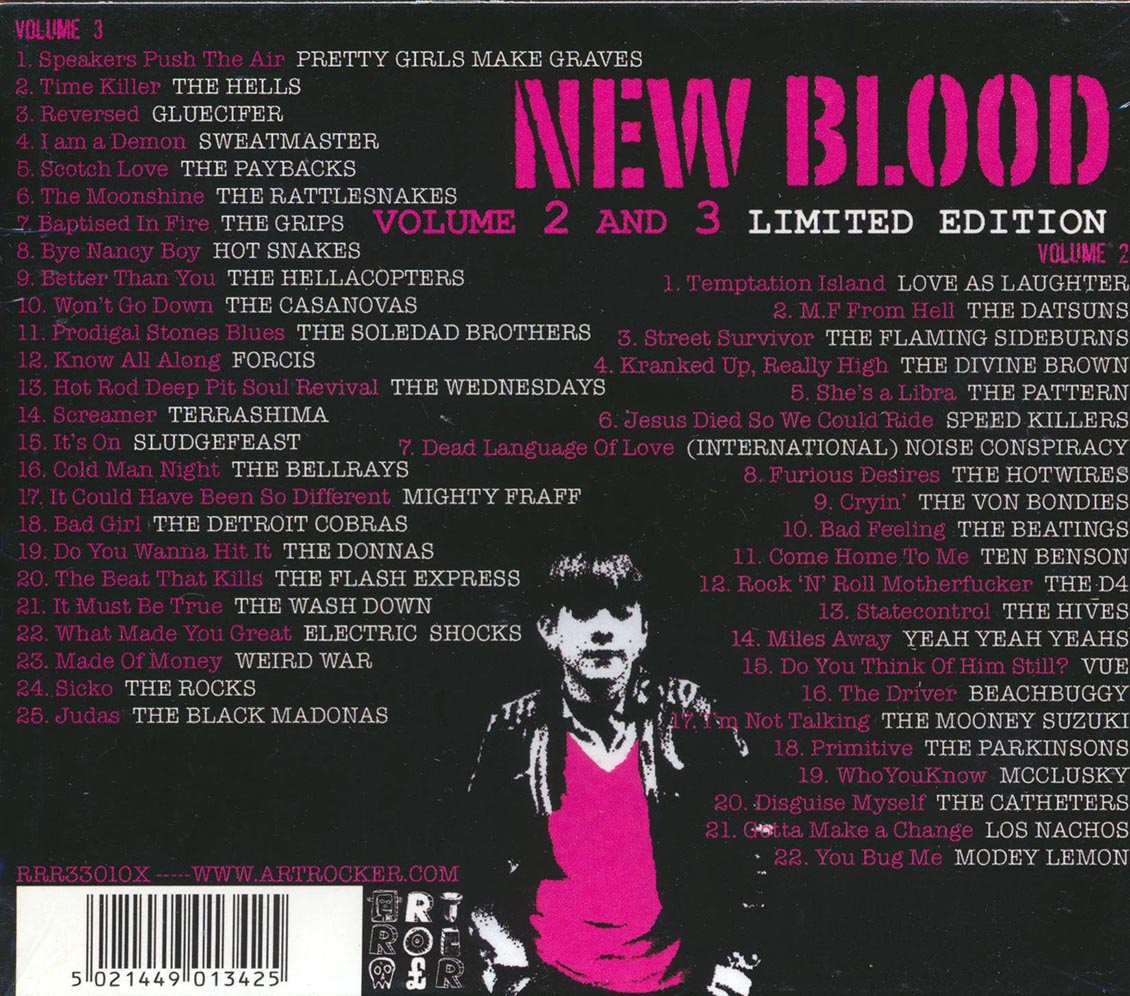 Gluecifer, Sweatmaster, The Rattlesnakes, The Paybacks, The Grips, Sludgefest, Etc. - Gluecifer, Sweatmaster, The Rattlesnakes, The Paybacks, The Grips, Sludgefest, Etc. Volumes 2 & 3 (47 tracks) (ltd. ed.) (2xCD) Music CD