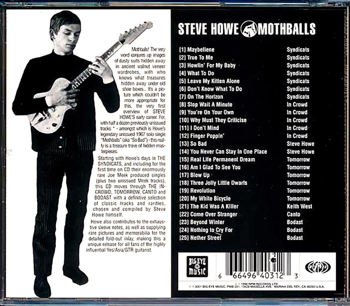 Steve Howe - Mothballs: Groups And Sessions (gold CD) (ltd. ed.) (marked/ltd stock) Music CD