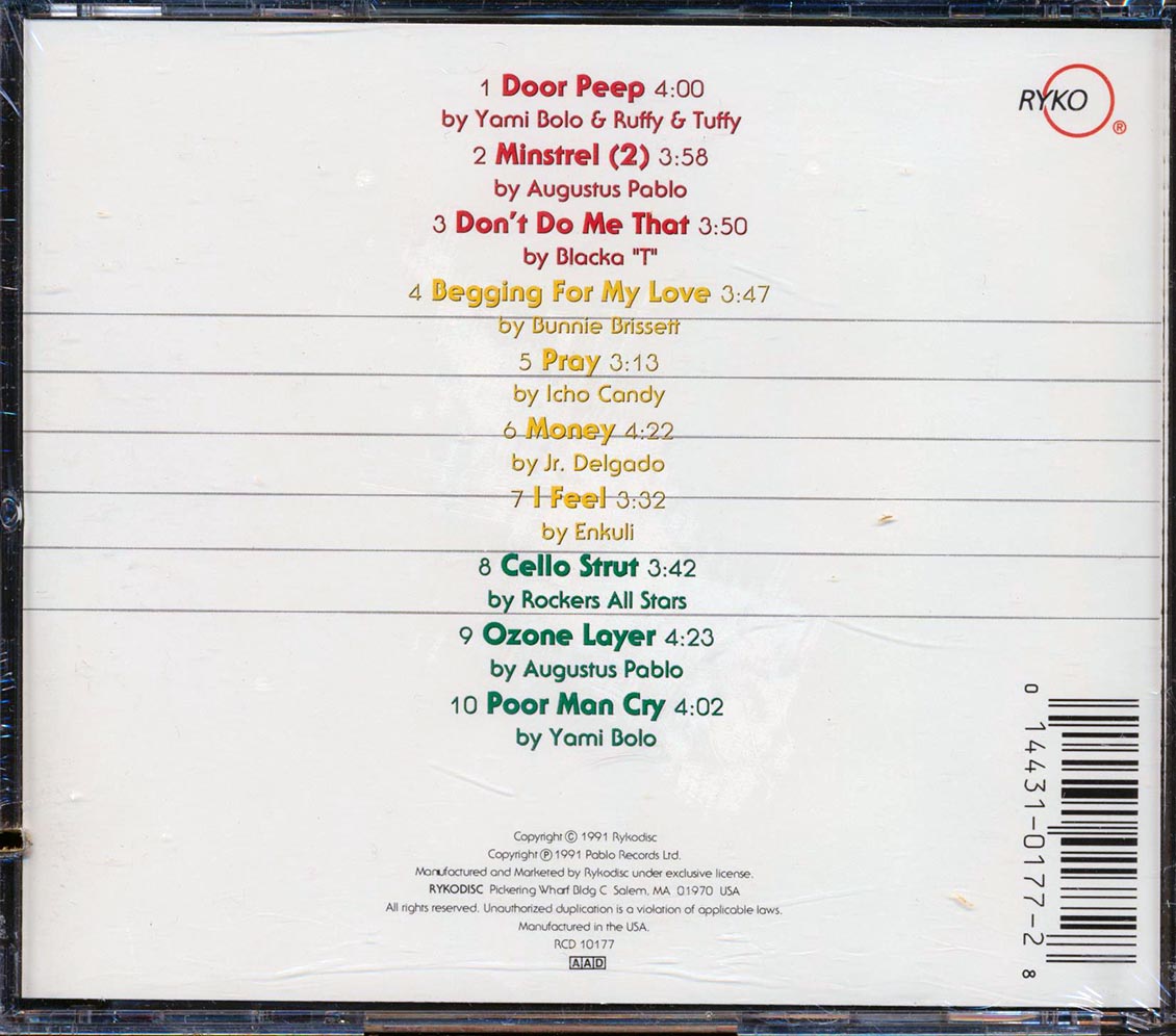 Augustus Pablo, Yami Bolo, Icho Candy, Jr. Delgado, Etc, - Augustus Pablo Presents Rockers International Showcase (marked/ltd stock) Music CD