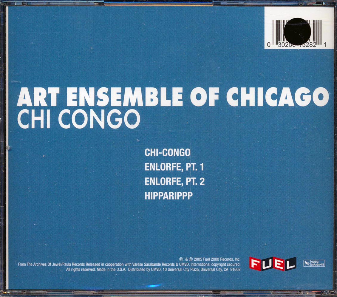 Art Ensemble Of Chicago Chi Congo marked/ltd stock Music CD