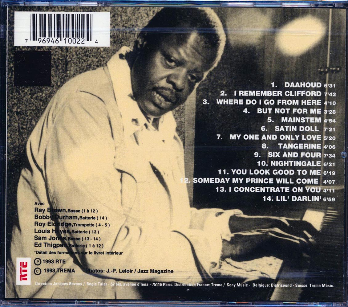 Oscar Peterson En Concert Avec Europe 1 1961 1969 Music CD