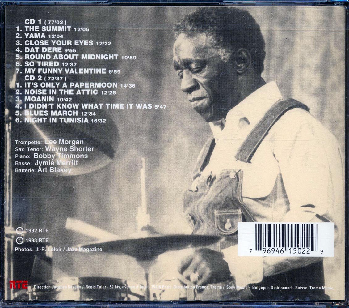 Art Blakey & The Jazz Messengers - En Concert Avec Europe1: Olympia, 13 Mai, 1961 (2xCD) Music CD