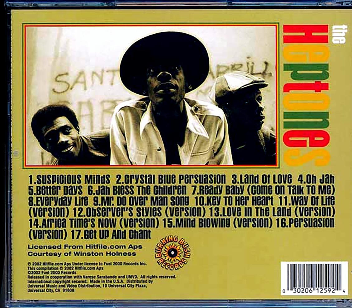 The Heptones Suspicious Minds marked/ltd stock Music CD