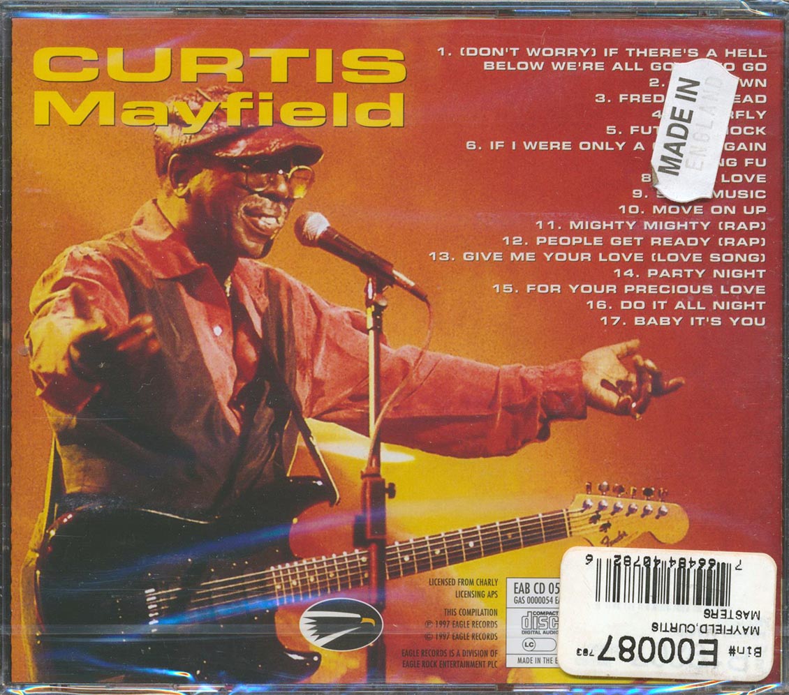 Curtis Mayfield - The Masters Music CD