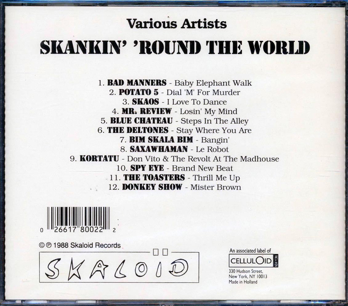 Bad Manners The Toasters Potato 5 Etc Skankin' 'Round The World Music CD
