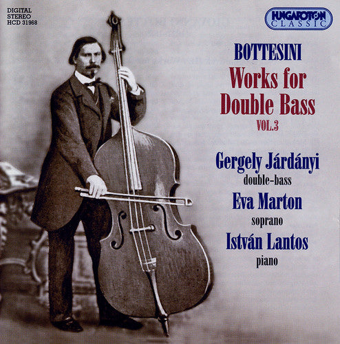 the album cover for Gergely Járdányi - Works for Double Bass 3