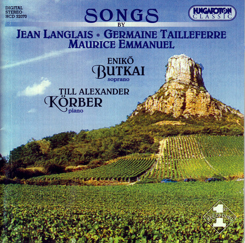 Langlais / Tailleferre / Emmanuel / Butkai - Songs - Music CD
