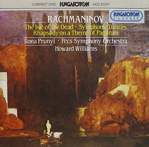 the album cover for Rachmaninoff / Prunyi / Williams - Isle Of The Dead / Symphonic Dances