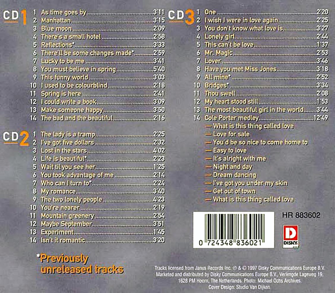 Tony Bennett As Time Goes By 42 tracks 3xCD box set Music CD