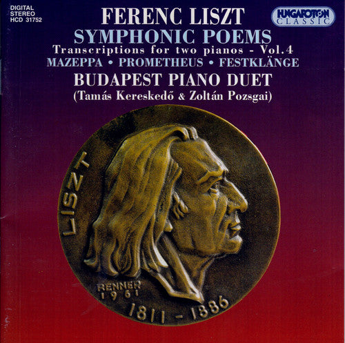 the album cover for Liszt / Kereskedo / Pozsgai - Symphonic Poems