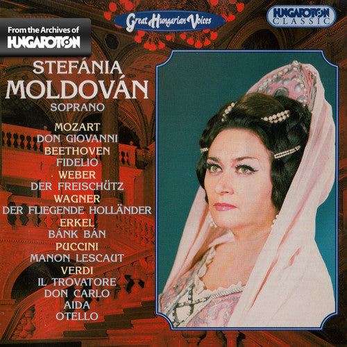 the album cover for Verdi / Hungarian State Opera Orch / Oberfrank - Great Hungarian Voices: Stefania Moldovan