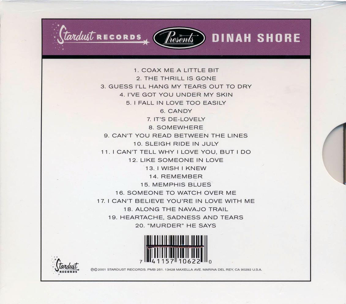 Dinah Shore - The Best Of The War Years (marked/ltd stock) Music CD
