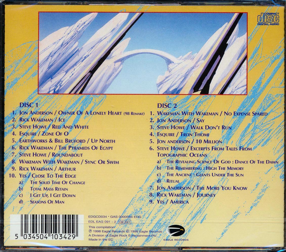 Yes Yes Friends & Relatives 2xCD Music CD