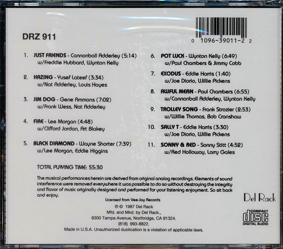 Wynton Kelly, Red Holloway, Lee Morgan, Sam Jones, Etc. - Fire Music CD