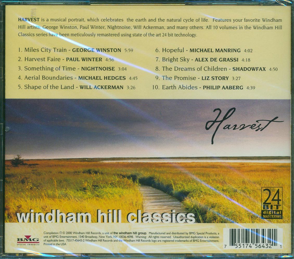 George Winston, Paul Winter, Nightnoise, Etc. - Harvest Music CD