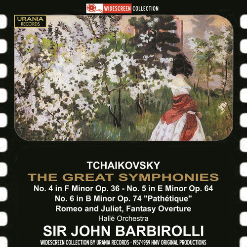 the album cover for Tchaikovsky / Halle Orchestra / Barbirolli - Great Symphonies