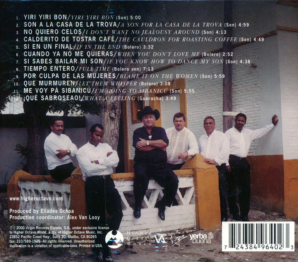 Eliades Ochoa Tribute To The Cuarteto Patria incl large booklet Music CD