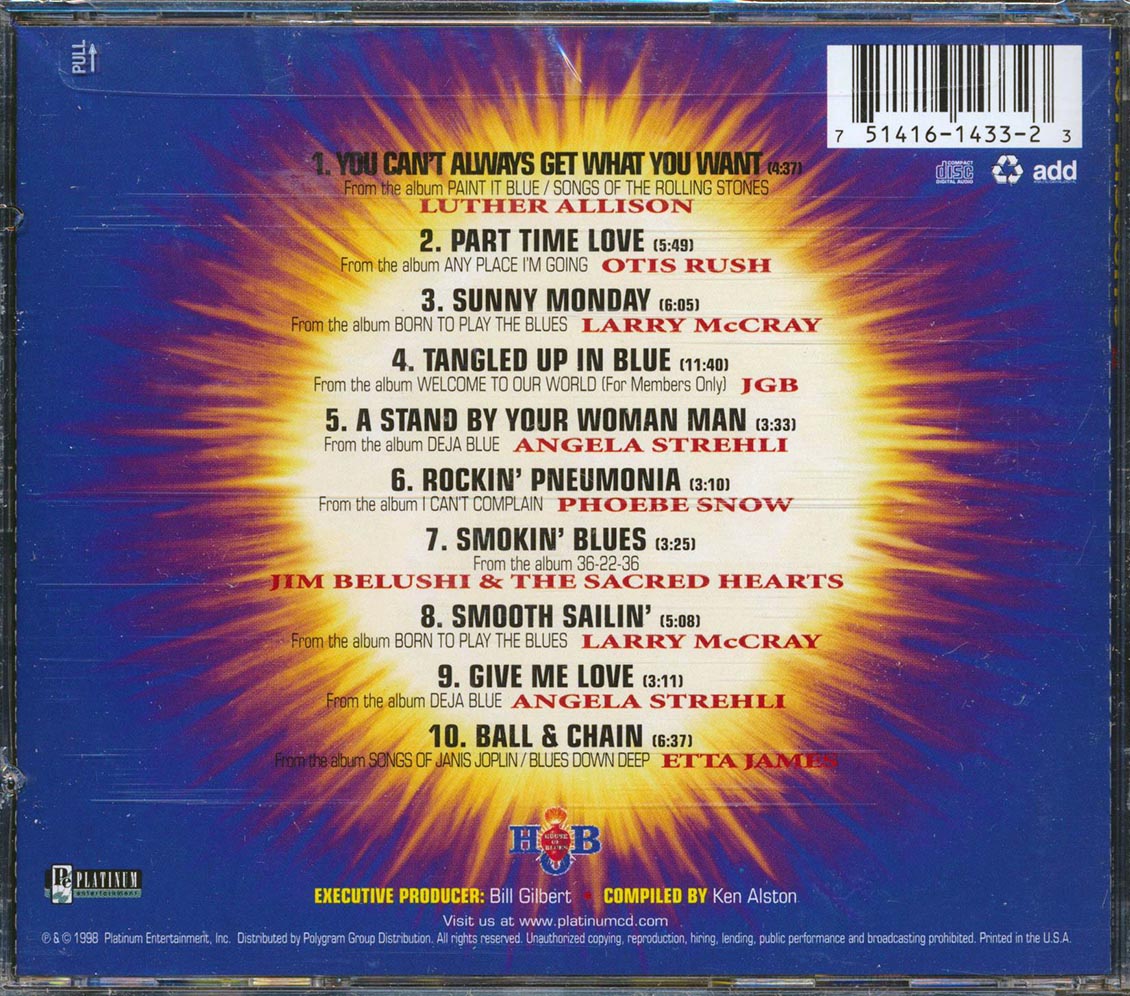 Etta James, Luther Allison, Otis Rush, Larry McCray, Etc. - Hot Biscuits II From The House Of Blues Company Music CD