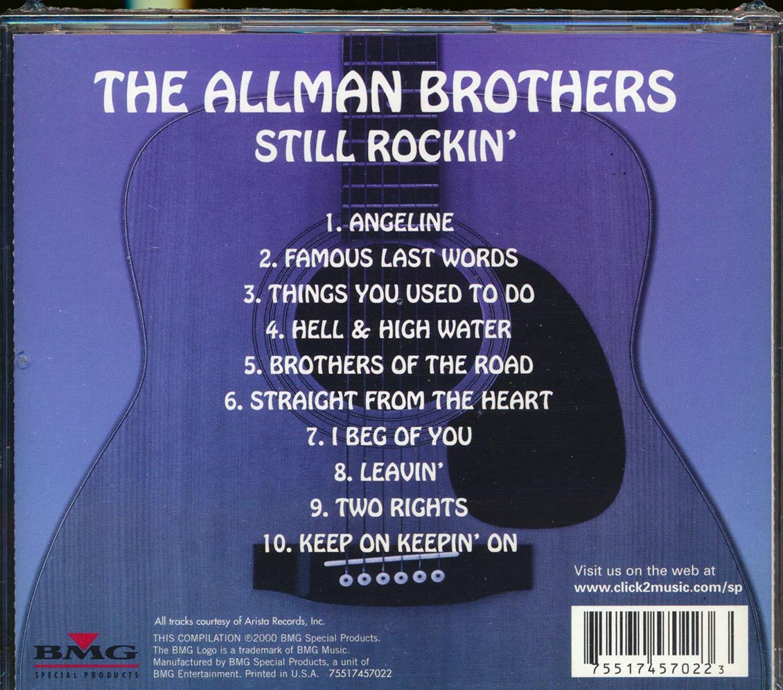 The Allman Brothers Still Rockin' Music CD