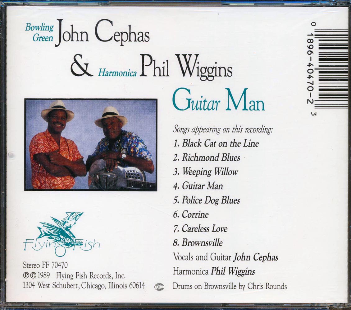 John Cephas, Phil Wiggins - Guitar Man (marked/ltd stock) Music CD
