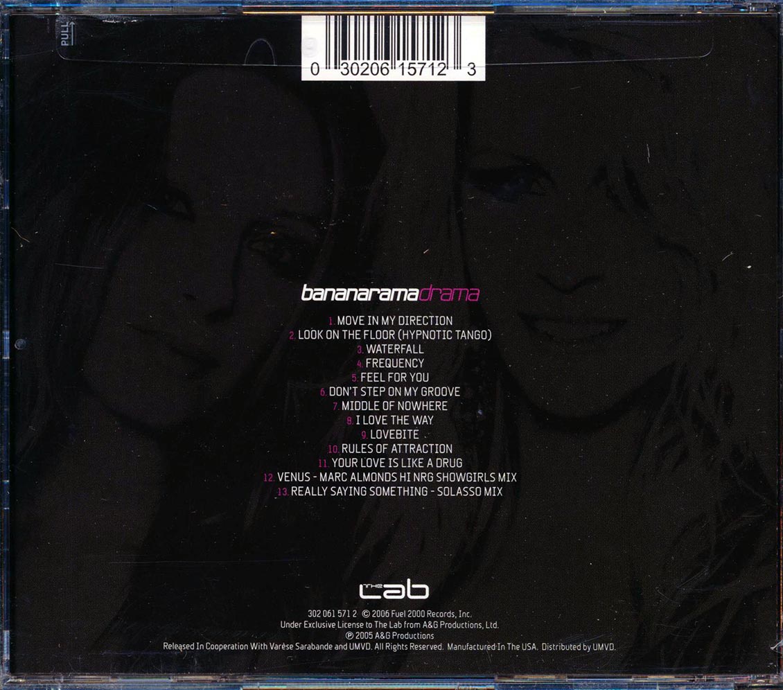 Bananarama Drama incl large booklet Music CD