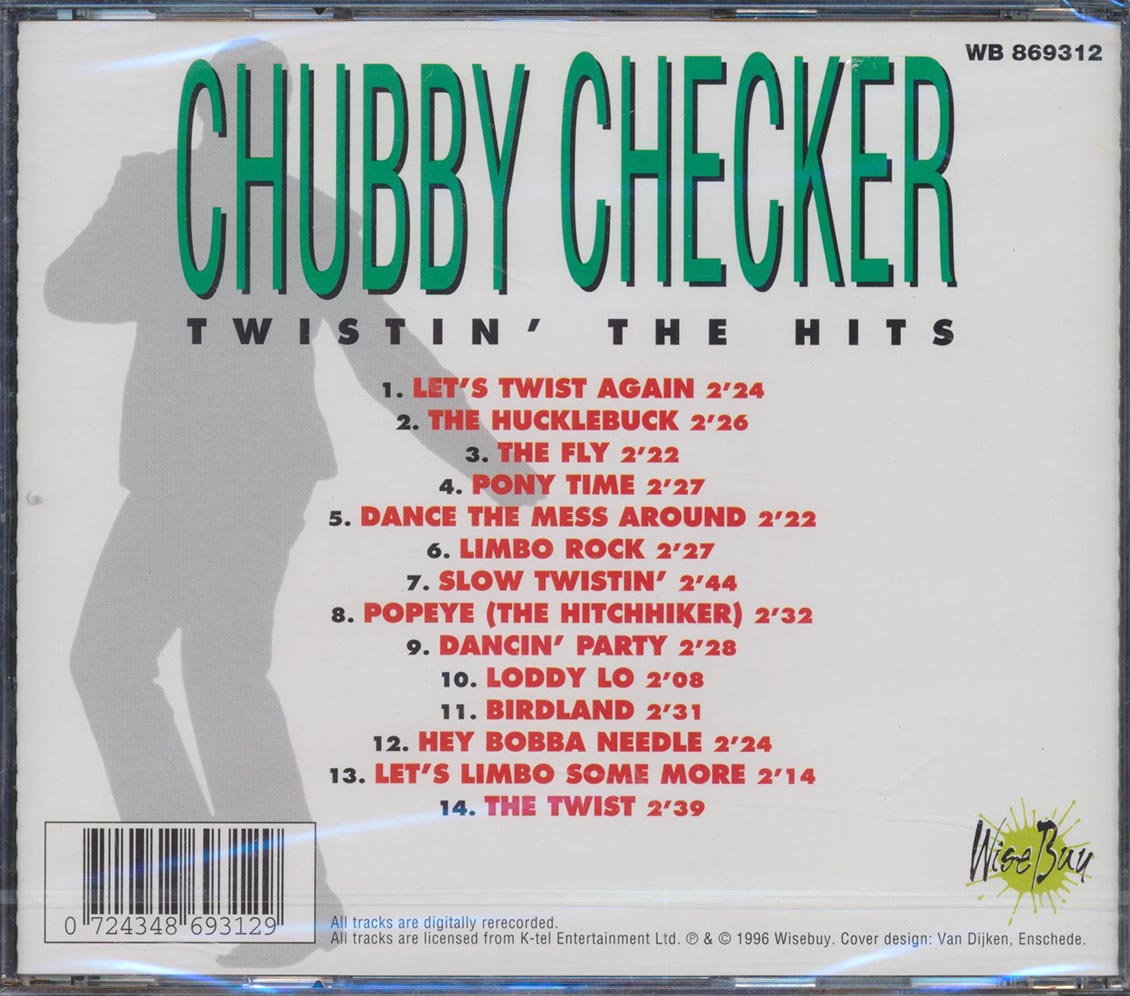 Chubby Checker - Twistin' The Hits Music CD