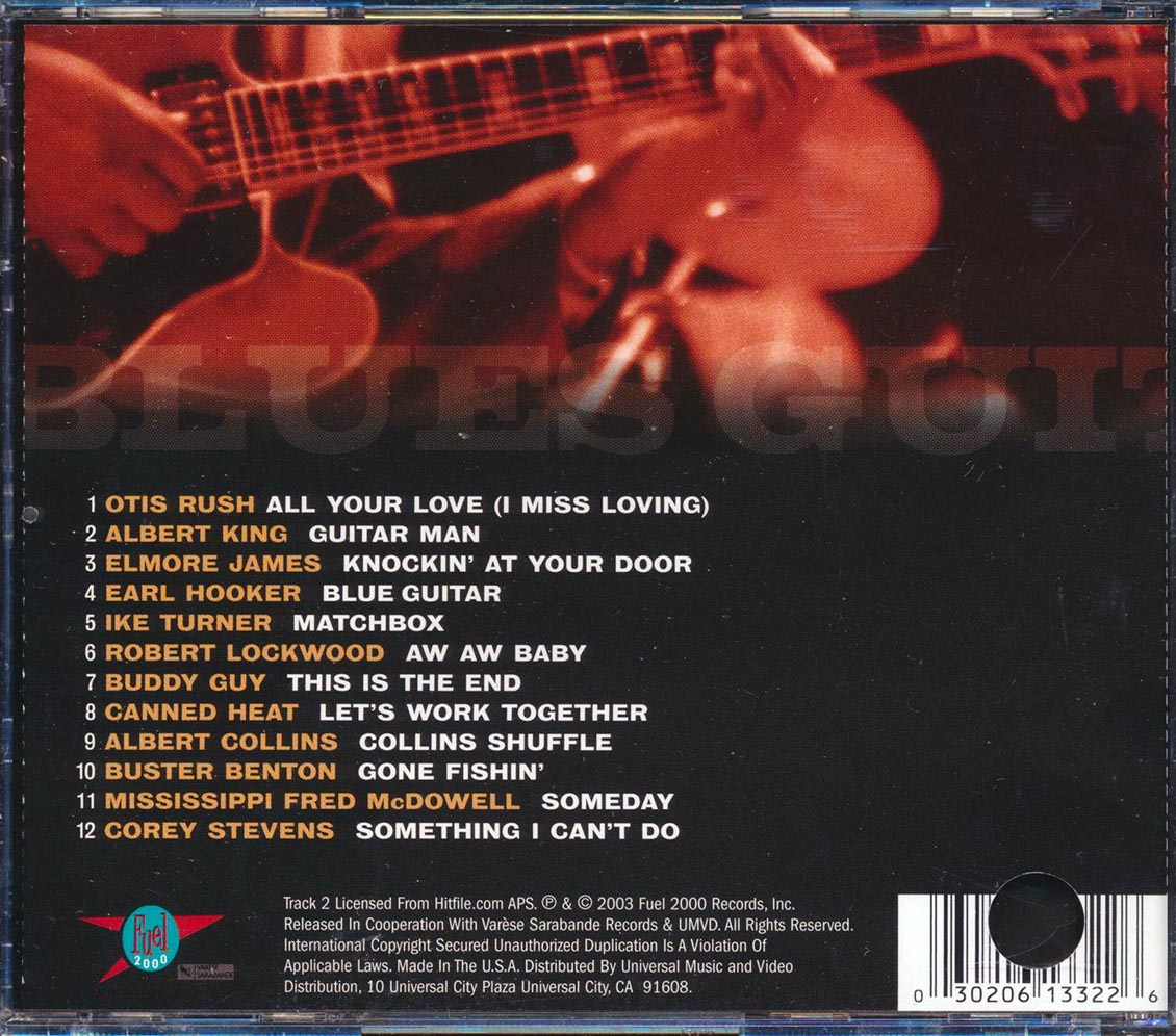 Albert King Ike Turner Otis Rush Albert Collins Etc Blues Guitar Heroes marked/ltd stock Music CD