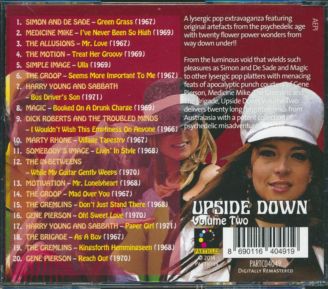Simple Image, The Groop, Medicine Mike, Motivation, The Gremlins, Etc. - Upside Down Volume 2: Coloured Dreams From The Underworld 1966-1971 Music CD