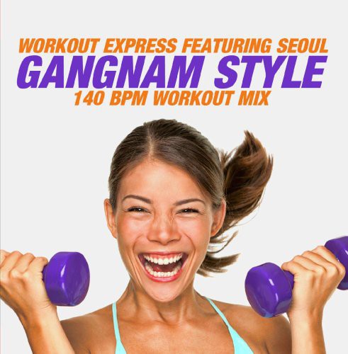 the album cover for Workout Express - Gangnam Style (140 BPM Workout Mix)