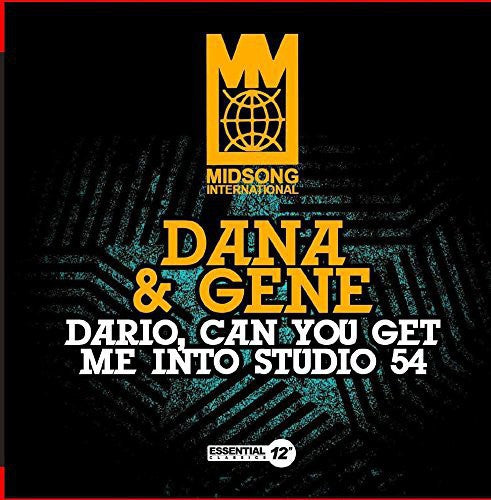 Dana & Gene - Dario Can You Get Me Into Studio 54 - Music CD Single