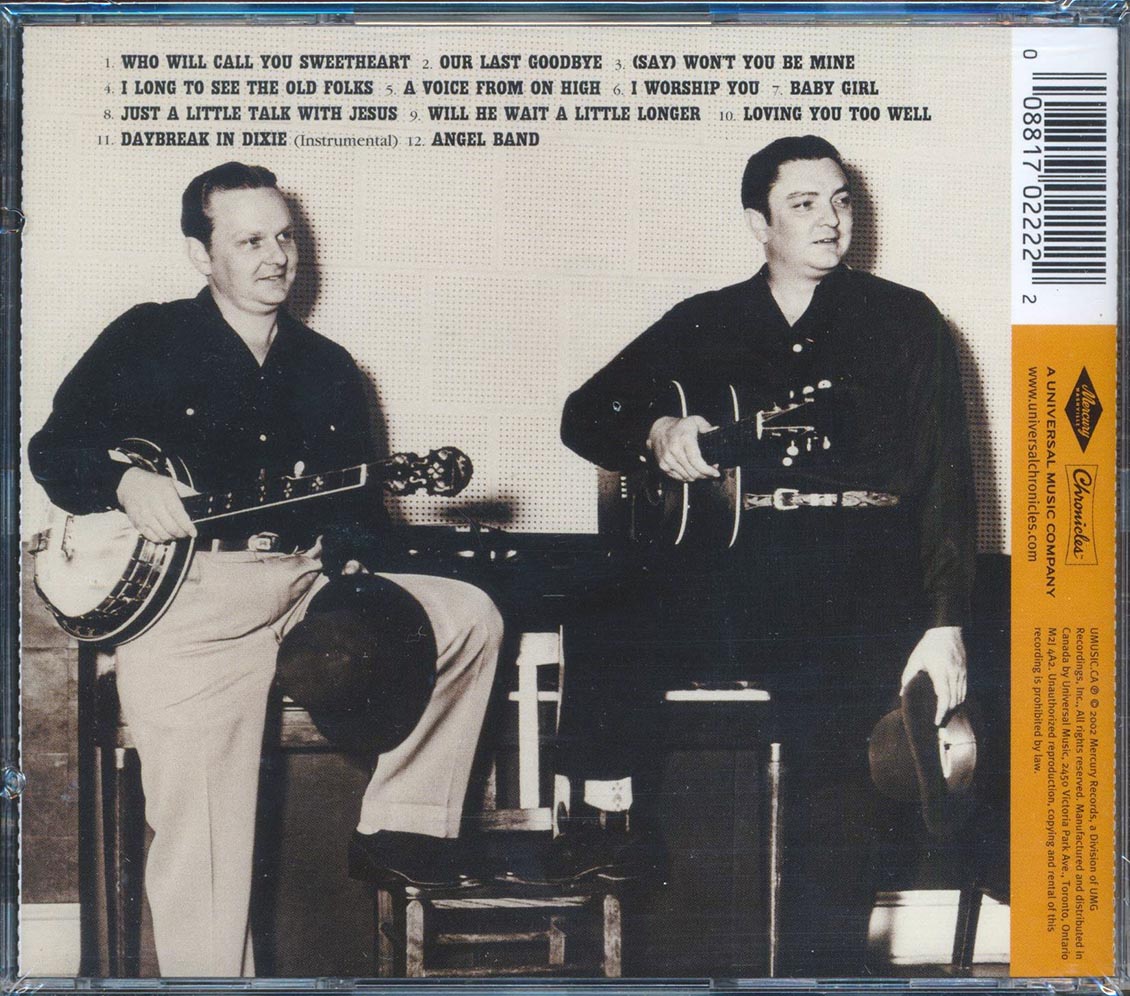 The Stanley Brothers - The Best Of The Stanley Brothers: The Milennium Collection Music CD