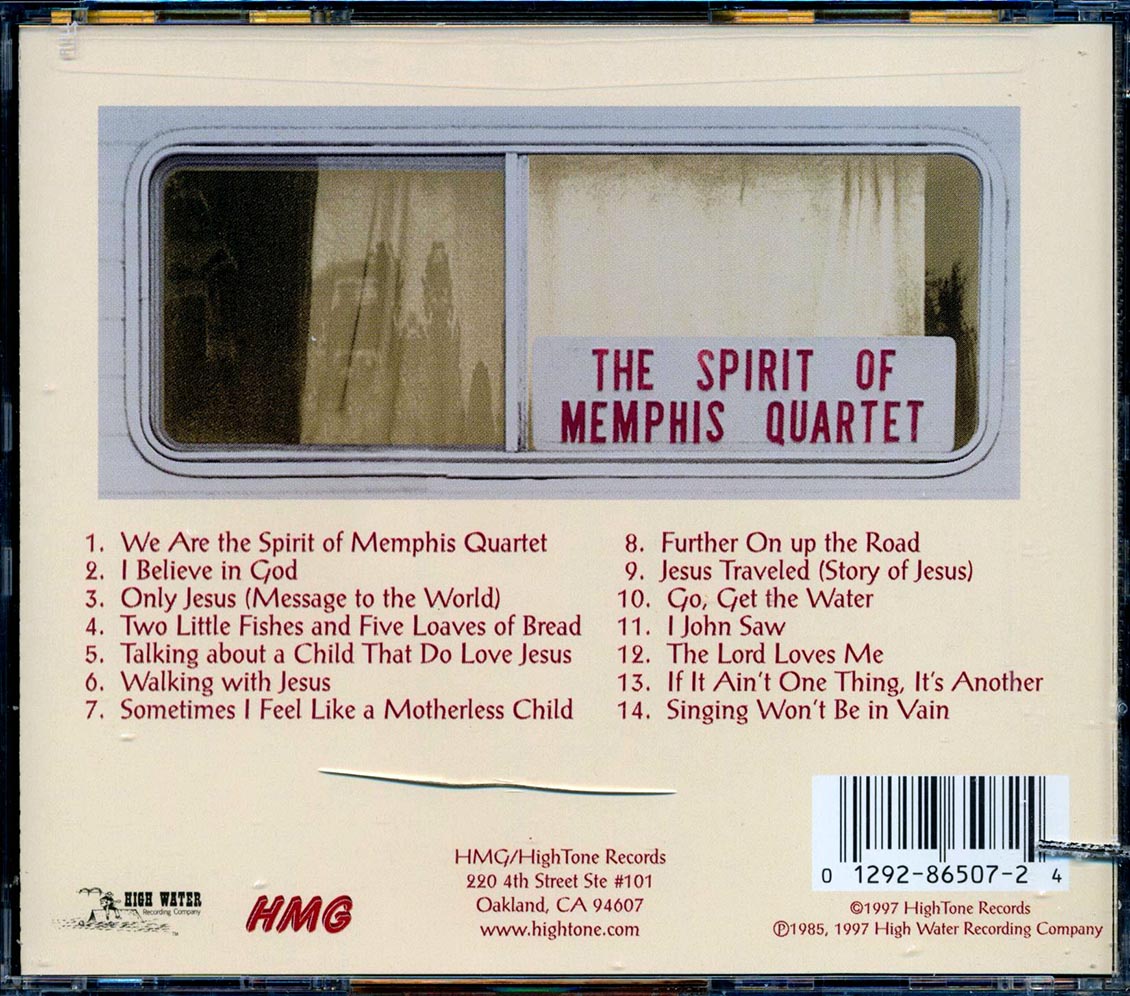 Spirit Of Memphis Quartet - Traveling On (marked/ltd stock) Music CD