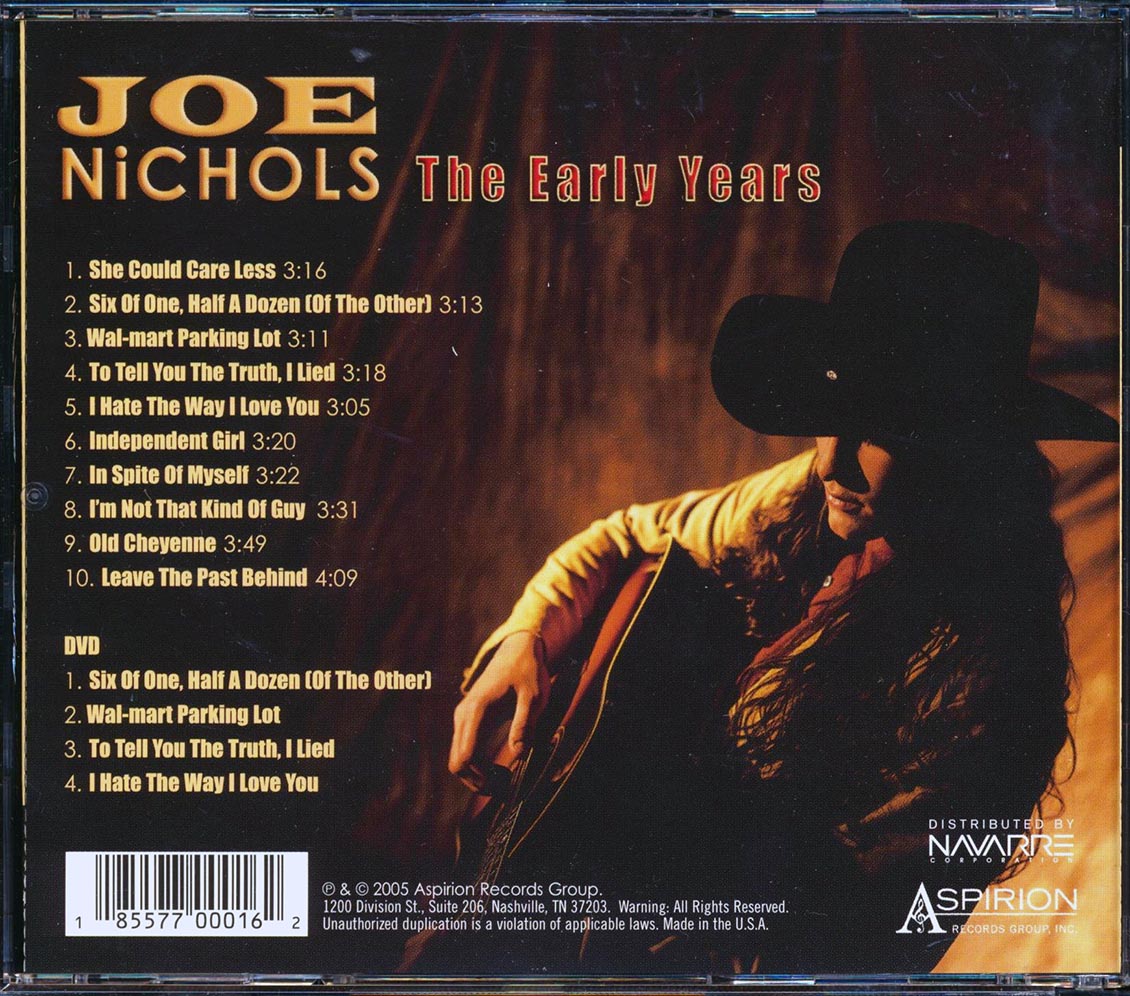 Joe Nichols - The Early Years (incl. DVD) Music CD
