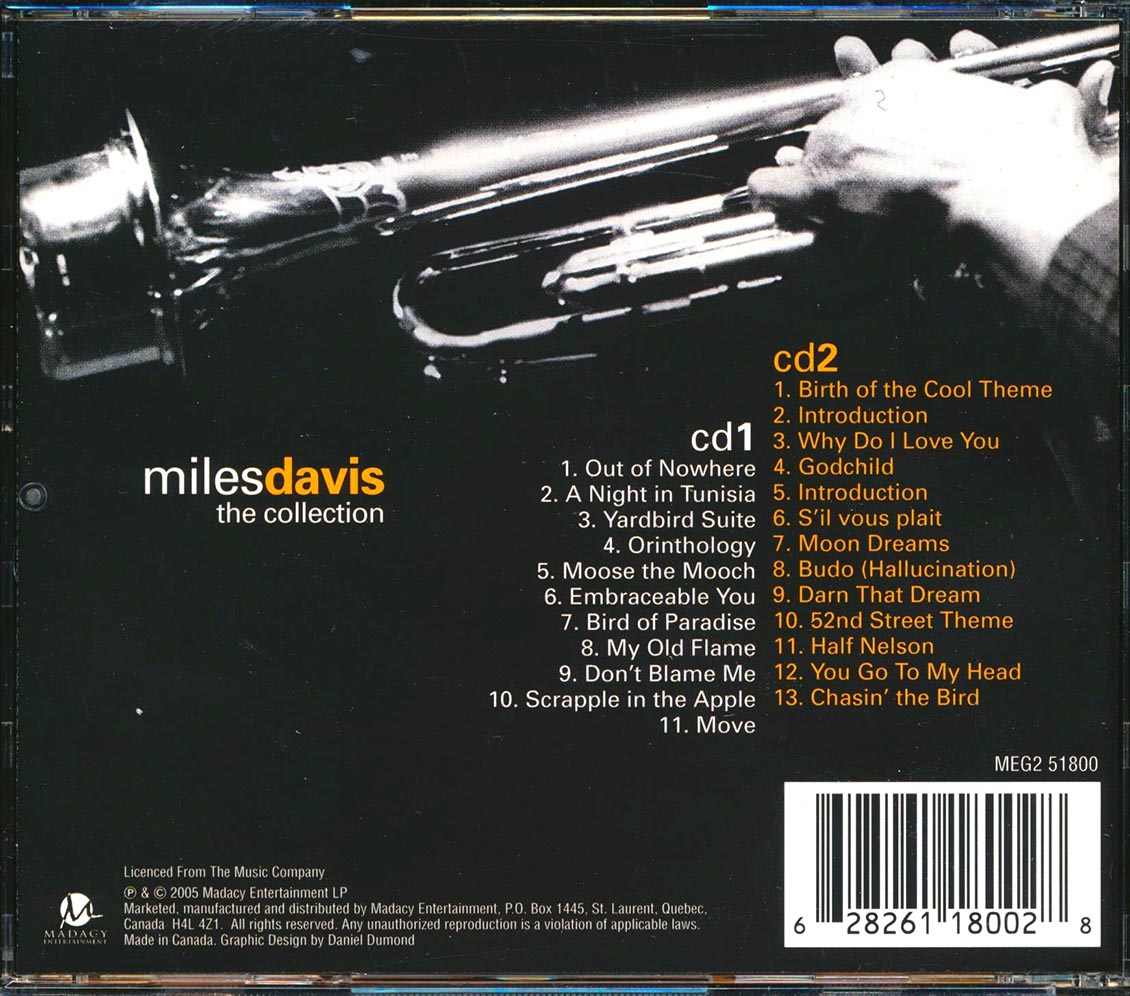Miles Davis The Collection 24 tracks 2xCD incl large booklet Music CD