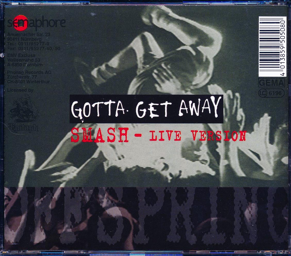 The Offspring - Gotta Get Away Music CD